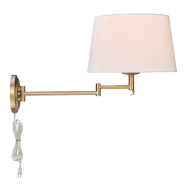 Eleanor Brushed Champagne Bronze One-Light Articulating Wall Sconce, image 3
